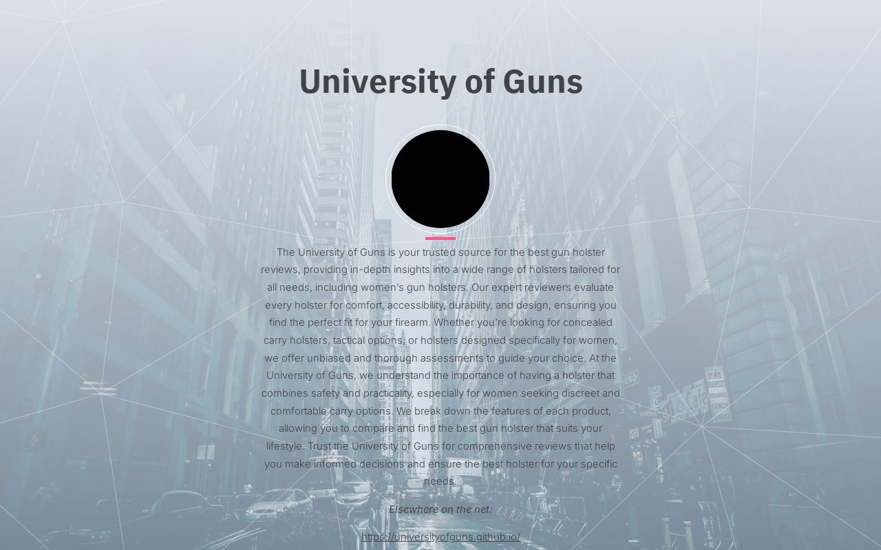 University of Guns